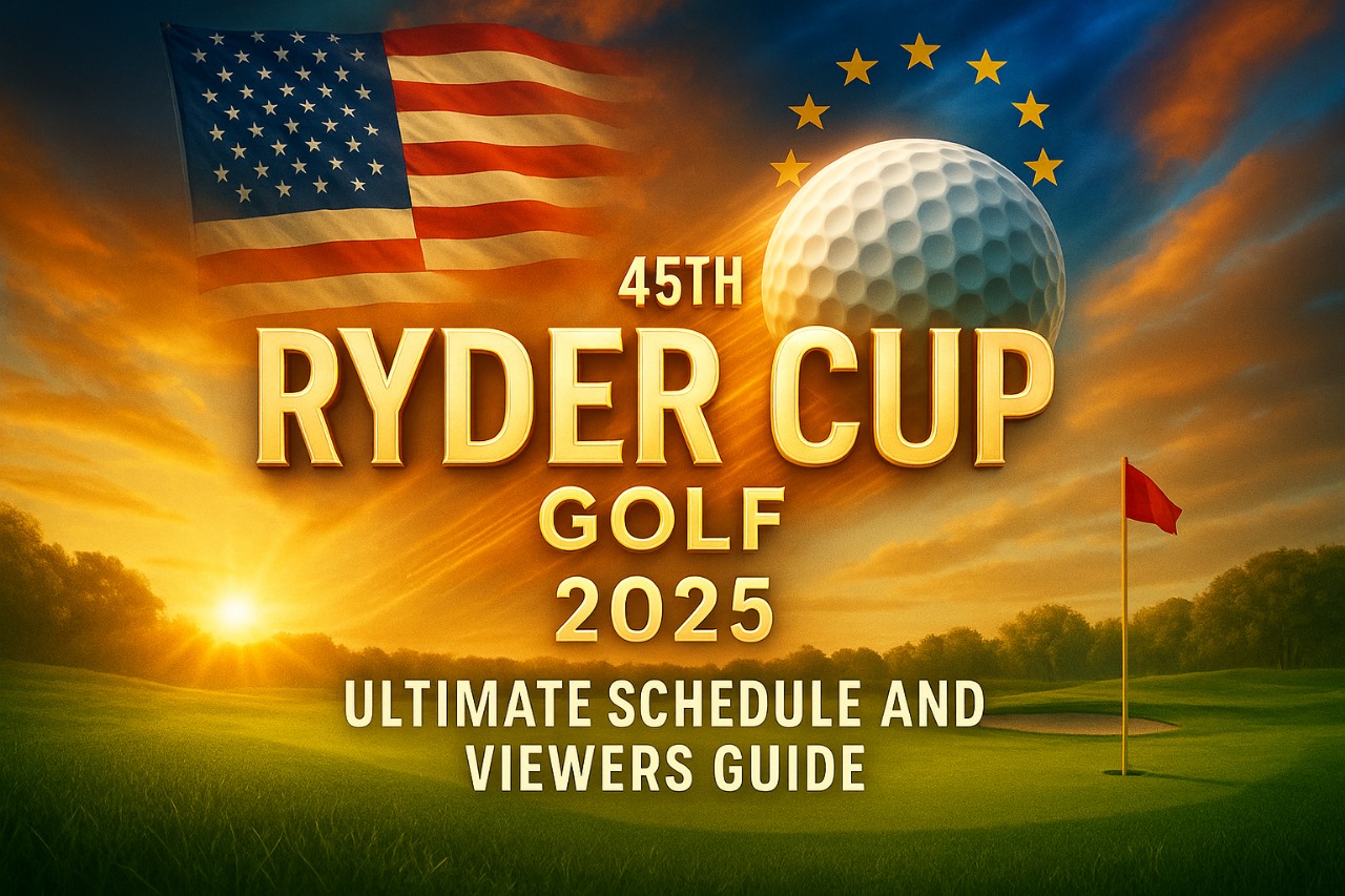 Road to the 45th Ryder Cup Golf 2025 – Ultimate Schedule and Viewers guide!