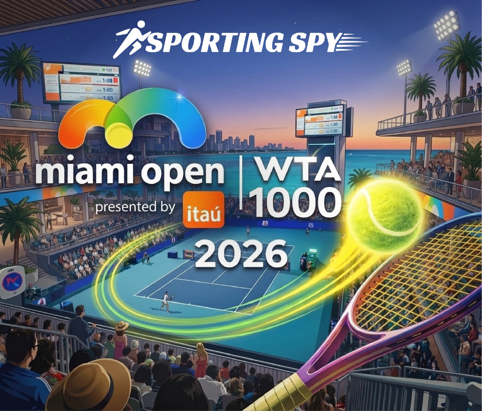 Miami Open Tennis 2026 – Schedule, TV Channels & the best Live Stream Ways